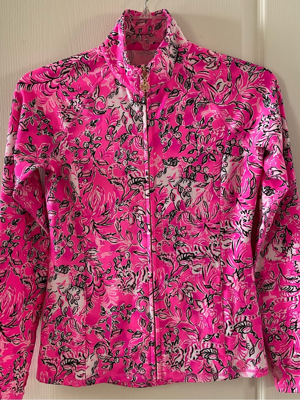 NWT Lilly Pulitzer Jacket Sz Sm Luxletic Serena Pink